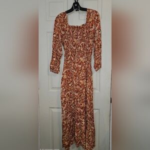 Floral Long Sleeve Dress